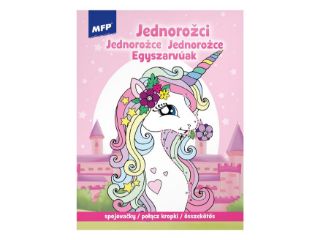 Obrázek z Omalovánky - spojovačky Jednorožci (10) 